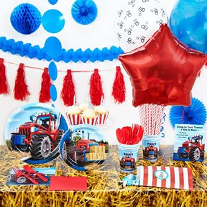 Farm Tractor Super Deluxe Party Pack