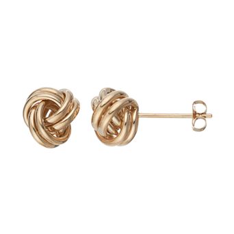 Forever 14K Love Knot Stud Earrings