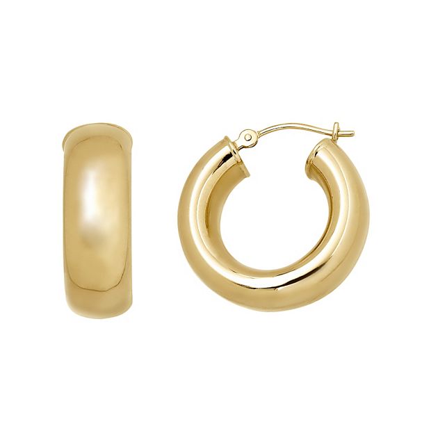 Everlasting gold hot sale hoop earrings