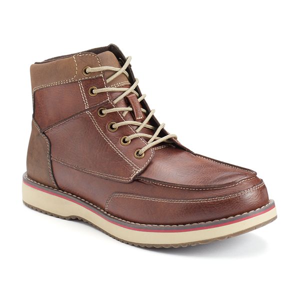 Sonoma Goods For Life® Reiner Men's Lace-Up Moc-Toe Boots