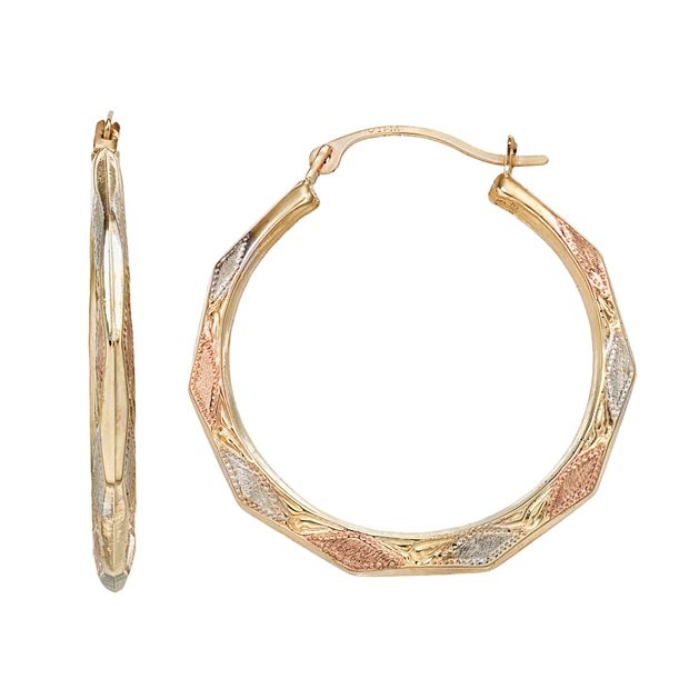 Kohls hot sale gold hoops