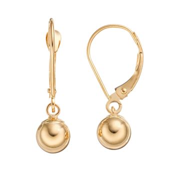 Forever 14K Ball Drop Earrings