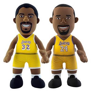 Bleacher Creatures Los Angeles Lakers Dynamic Duos Magic Johnson & Kobe Bryant Plush Figure Set