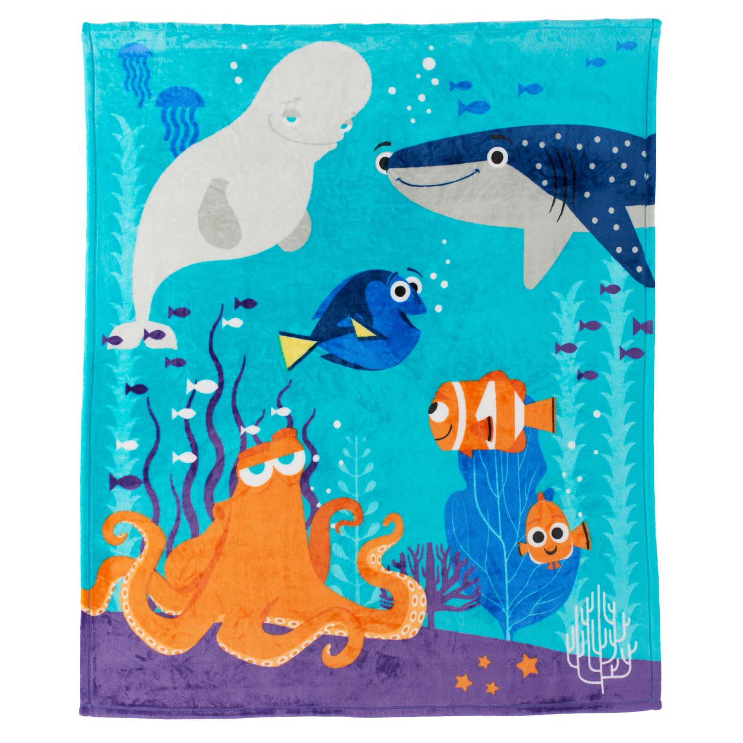 disney nemo plush printed blanket