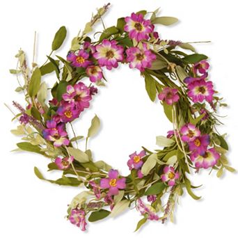 National Tree Company 20" Garden Accents Elegant Artificial Floral Wreath