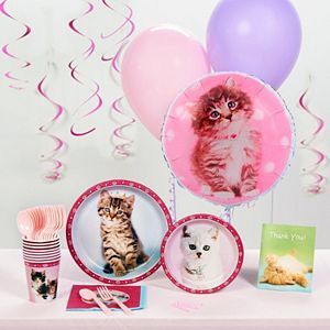 Rachaelhale Glamour Cats Deluxe Party Supplies for 16