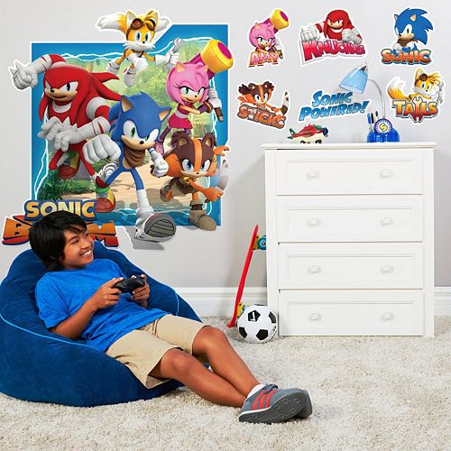 Sonic Boom Giant Wall Decals Set