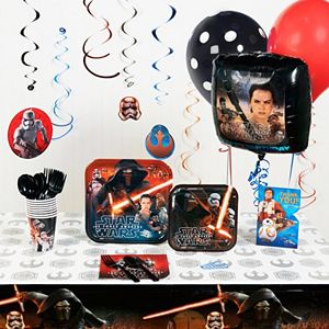 Star Wars: Episode VII The Force Awakens Deluxe Party Supplies for 16