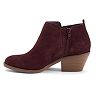 Sonoma Goods For Life® Giana Women's Suede Ankle Boots