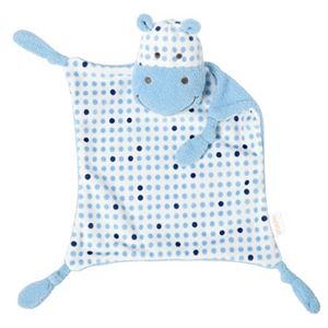 giggle Polka-Dot Hippo Blankie Baby Blanket