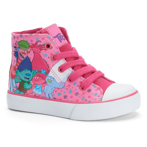 Dreamworks Trolls Toddler Girls High Top Sneakers