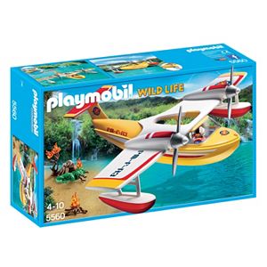 Playmobil Firefighting Seaplane Playset - 5560