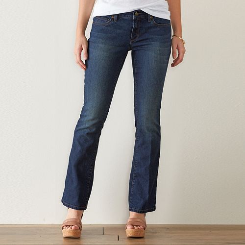Women's SONOMA Goods for Life™ Curvy Fit Bootcut Jeans