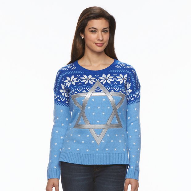 Womens shop hanukkah sweater