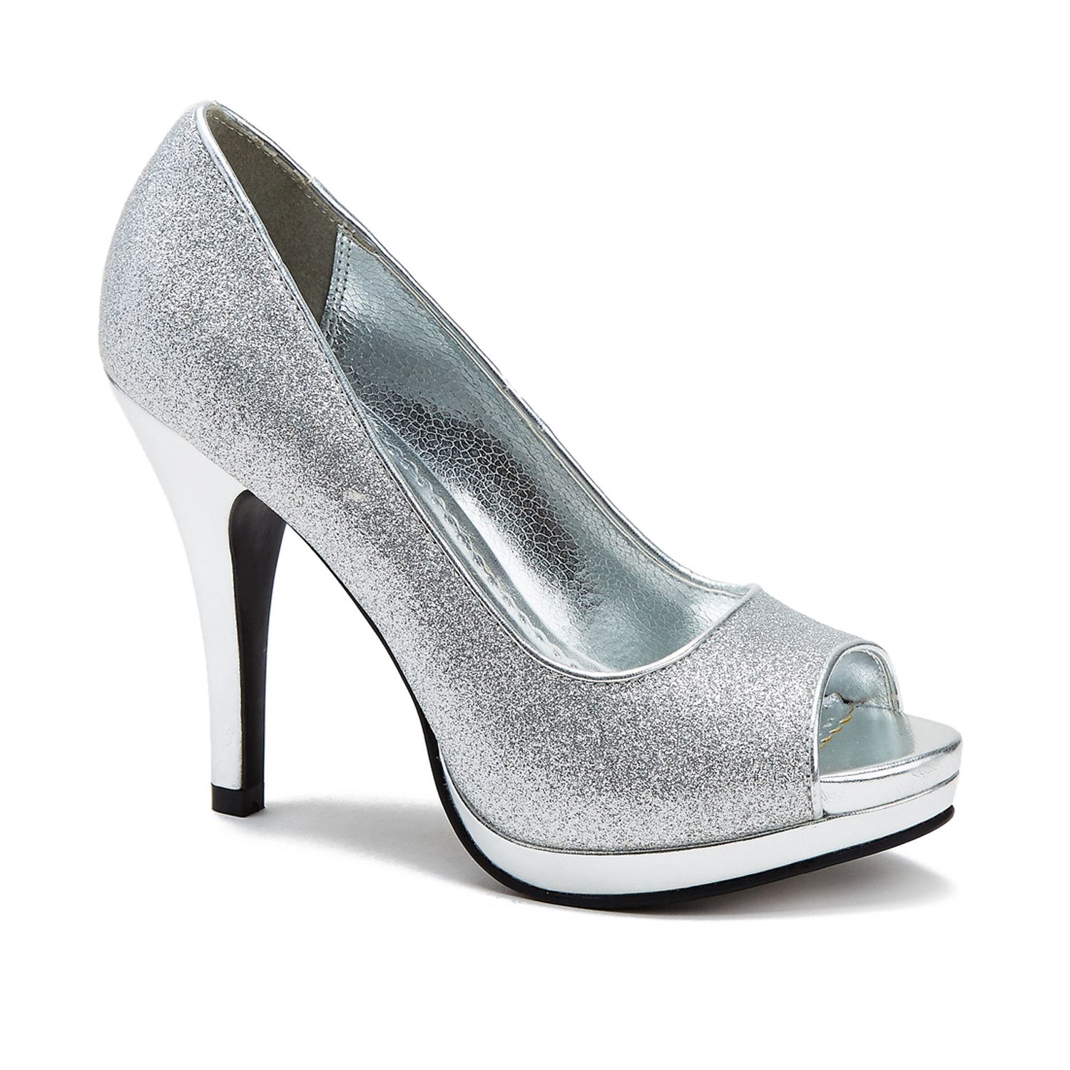 rampage silver heels