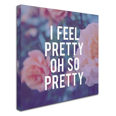 Trademark Fine Art "So Pretty" Canvas Wall Art