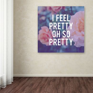 Trademark Fine Art "So Pretty" Canvas Wall Art