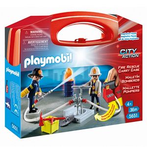 Playmobil Fire Rescue Carrying Case Playset  - 5651