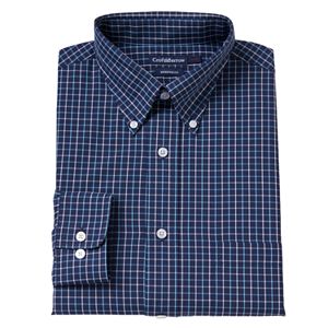 Big & Tall Croft & Barrow庐 Plaid Button-Down Dress Shirt