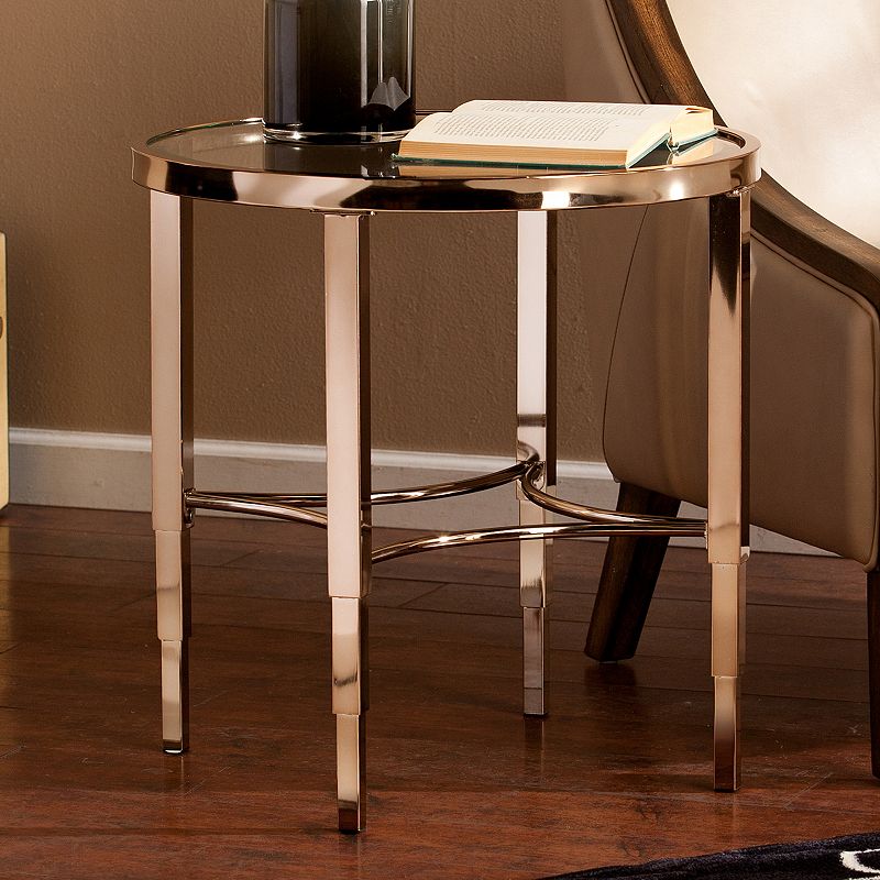 Tanner End Table, Gold