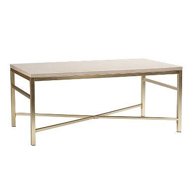 Savill Faux Stone Coffee Table