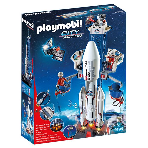 Playmobil City Action Space Rocket With Launch Site 6195 - rocket launcher roblox id gear