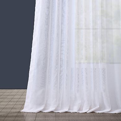EFF 1-Panel Signature Sheer Double-Wide Window Curtain