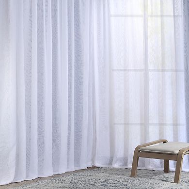 EFF 1-Panel Signature Sheer Double-Wide Window Curtain