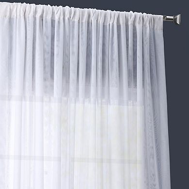 EFF 1-Panel Signature Sheer Double-Wide Window Curtain