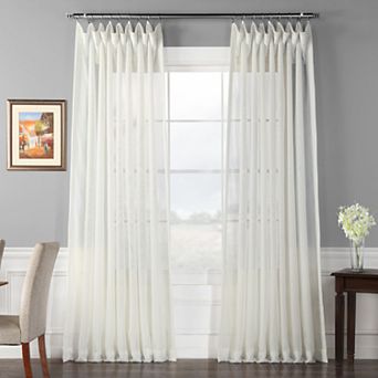 EFF 1-Panel Signature Sheer Double-Wide Window Curtain