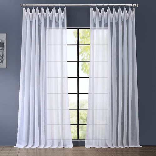 EFF Signature Sheer Double-Wide Curtain