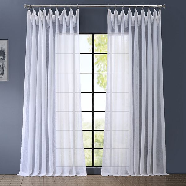 Eff 1 Panel Signature Sheer Double Wide, Wide Window Curtains