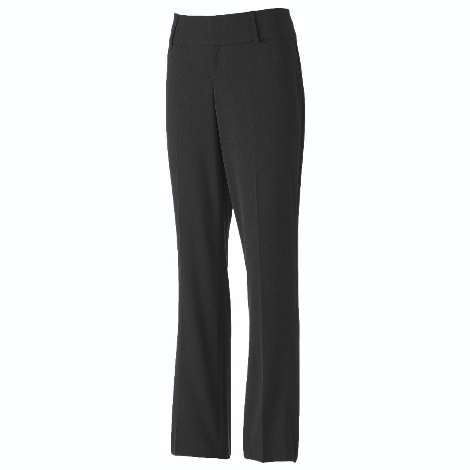 womens black bootcut work pants