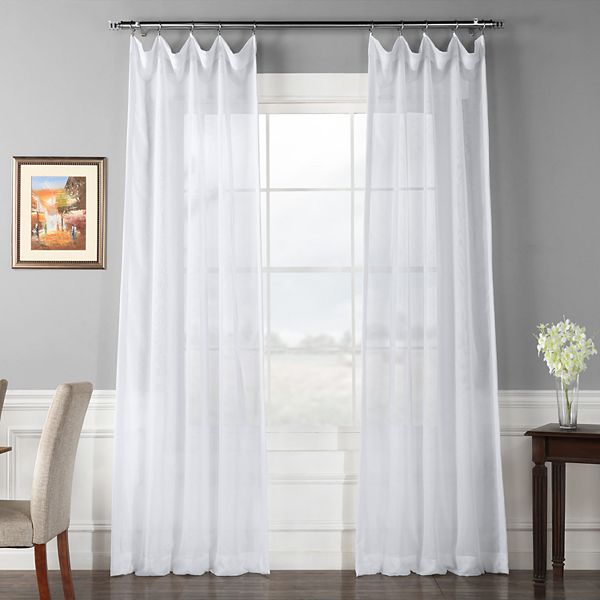 EFF 1-Panel Signature Sheer Window Curtain