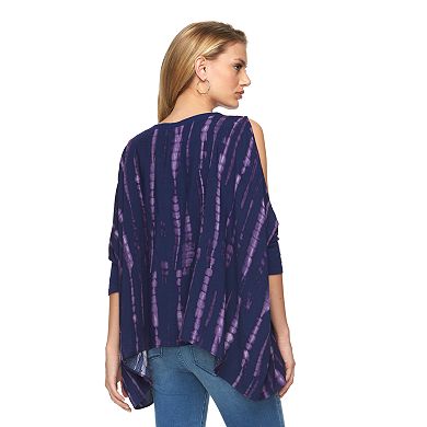 Women's Juicy Couture Cold-Shoulder Poncho Top