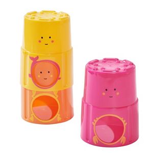 giggle 3-pk. Stack & Pour Bath Cups