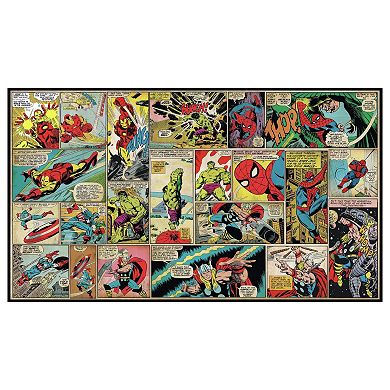 RoomMates Marvel Comic Panel Wall Mural