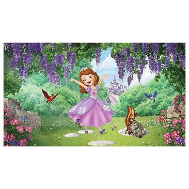 Disney Sofia the First Friends & Garden Wall Mural by RoomMates