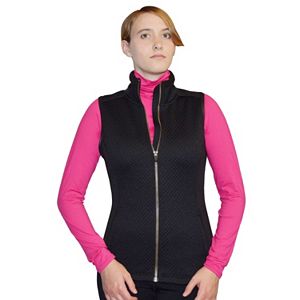 Women's Snow Angel Minx Mountain Quilted Zip Up Vest