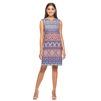 Women's AB Studio Embellished Print Dress