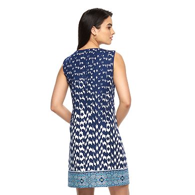 Women's AB Studio Embellished Print Dress