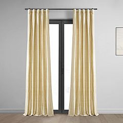 Lined Rod Pocket Silk Curtains Drapes Window Treatments Kohl S