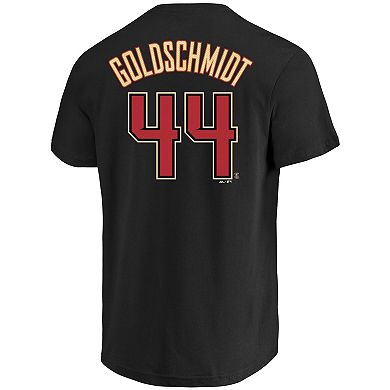Men's Majestic Arizona Diamondbacks Paul Goldschmidt Name & Number Tee