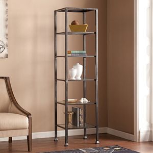 Glass Metal Display Tower