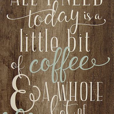 Stratton Home Decor ''Coffee and Blessings'' Wall Art