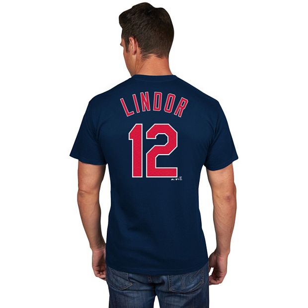 Majestic Cleveland Indians Francisco Lindor Blue Youth Jersey