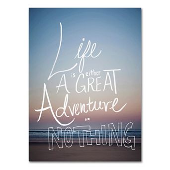 Trademark Fine Art "Great Adventure" Canvas Wall Art