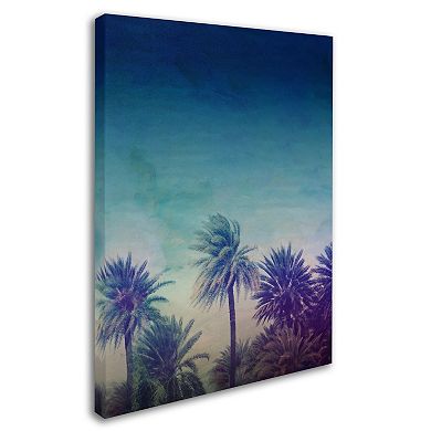 Trademark Fine Art Palm Paradise Canvas Wall Art