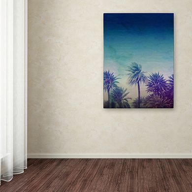 Trademark Fine Art Palm Paradise Canvas Wall Art