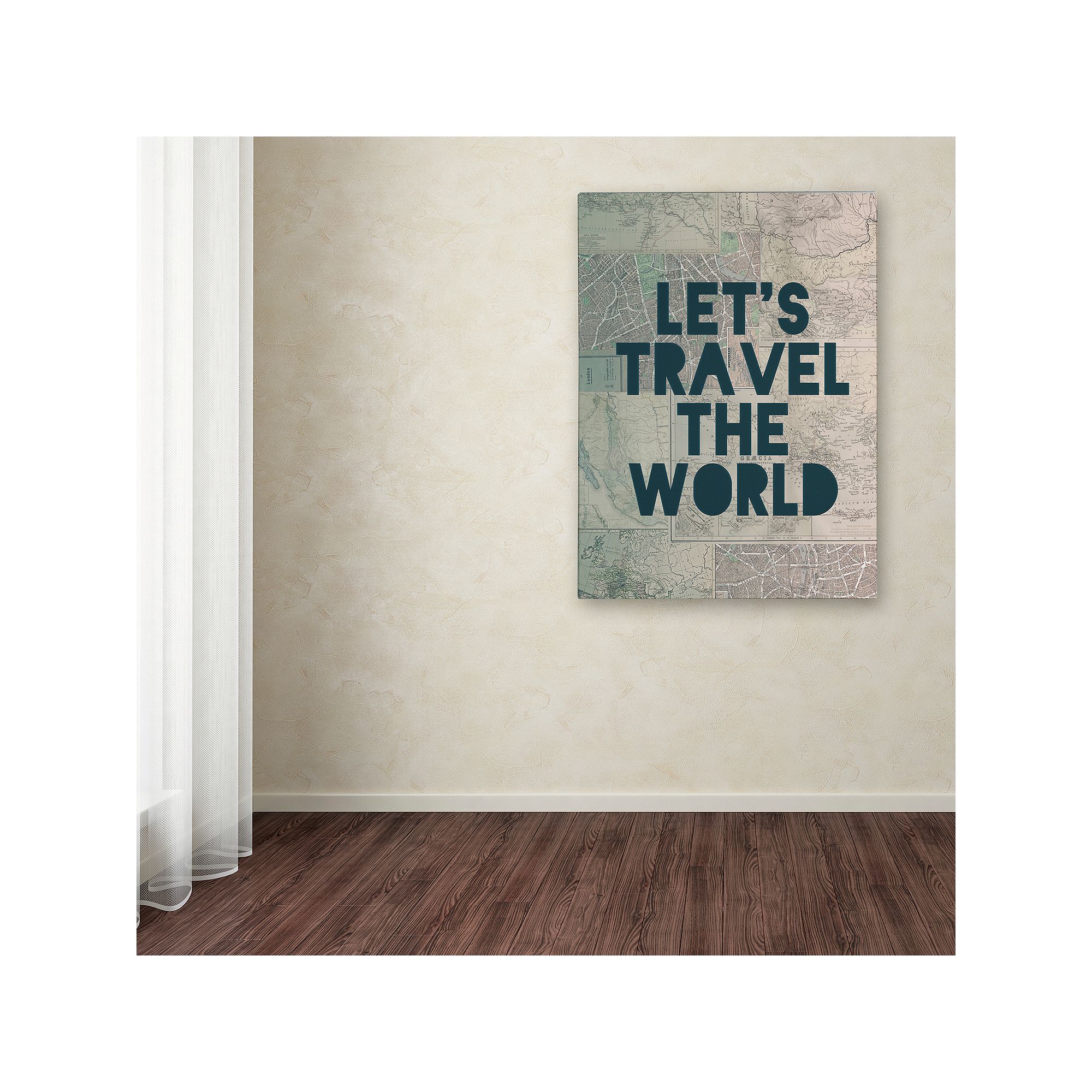 Trademark Fine Art Travel the World Canvas Wall Art